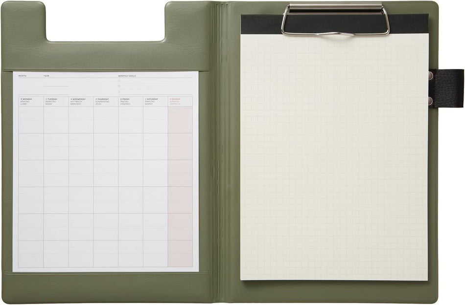 Laconic Field Pad Clipboard A5 - Olive