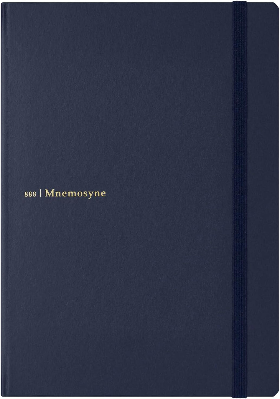 Mnemosyne N888 A5 Hardcover Dotted Journal - Navy