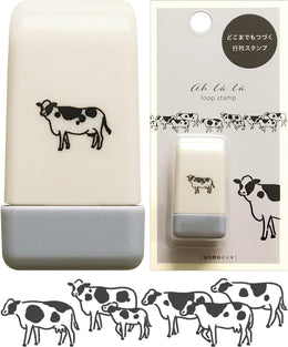 Matoka Loop Stamp - Cows