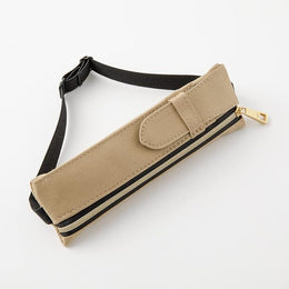 Midori Book Band Pen Case - Beige