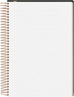 Maruman A5 Spiral Note 6.5mm 150 Sheets - Ruled - Black