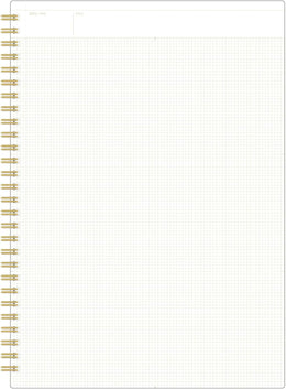 Mnemosyne X Kleid Notebook 7194 B5 Grid