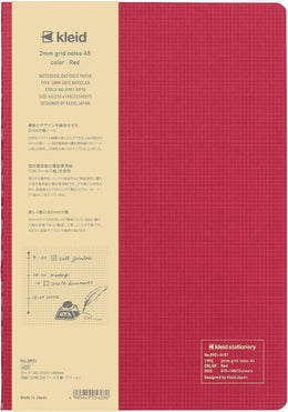 Kleid Stationery 2mm Grid Notebooks