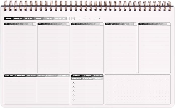 Clairefontaine My Weekly Planner - Black