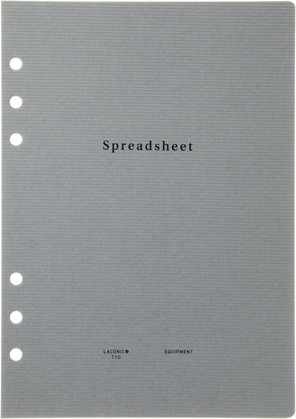 Laconic Style A5 Notebook Refill - Spreadsheet