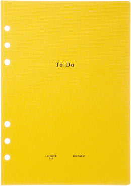 Laconic Style A5 Notebook Refill - To Do