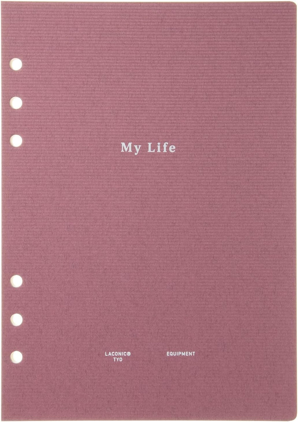 Laconic Style A5 Notebook Refill - My Life