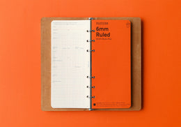 PLOTTER Pueblo 6-Ring Leather Binder - Narrow Size