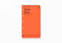 PLOTTER  2mm Grid Memo Pad (80 Sheets) - Mini 5 Size