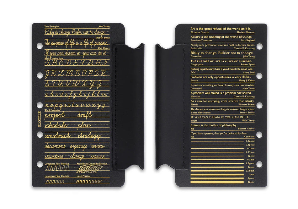 PLOTTER Leather Penholder with Lifter - Mini 5 Size