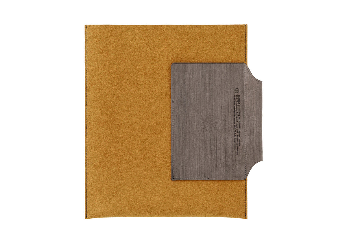 PLOTTER Leather Binder Case - (A5) Gray