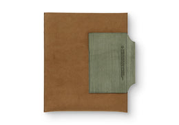 PLOTTER Leather Binder Case - (A5) Green