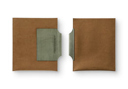 PLOTTER Leather Binder Case - (A5) Green