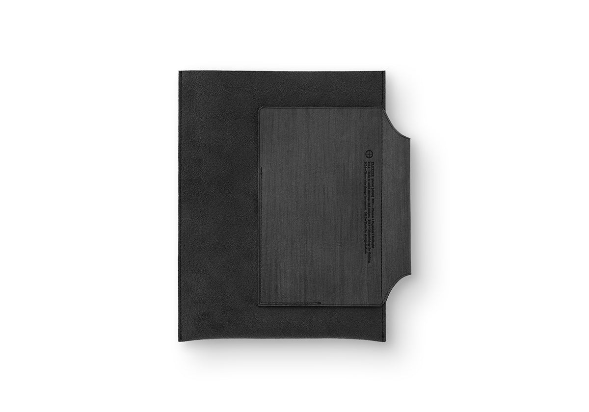 PLOTTER Leather Binder Case - (Bible Size) Black