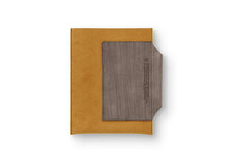 PLOTTER Leather Binder Case - (Bible Size) Gray