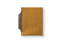 PLOTTER Leather Binder Case - (Bible Size) Gray