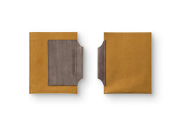 PLOTTER Leather Binder Case - (Bible Size) Gray
