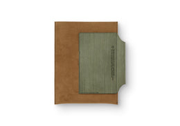 Plotter Leather Binder Case (Bible Size) Green