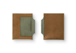 Plotter Leather Binder Case (Bible Size) Green