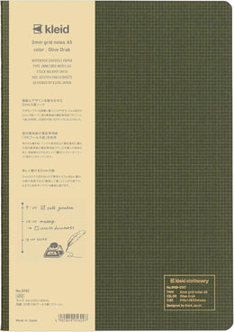Kleid Stationery 2mm Grid Notebooks