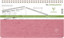 Clairefontaine My Weekly Planner - Antique Pink