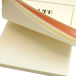 Life A5 Bank Paper Pad - White