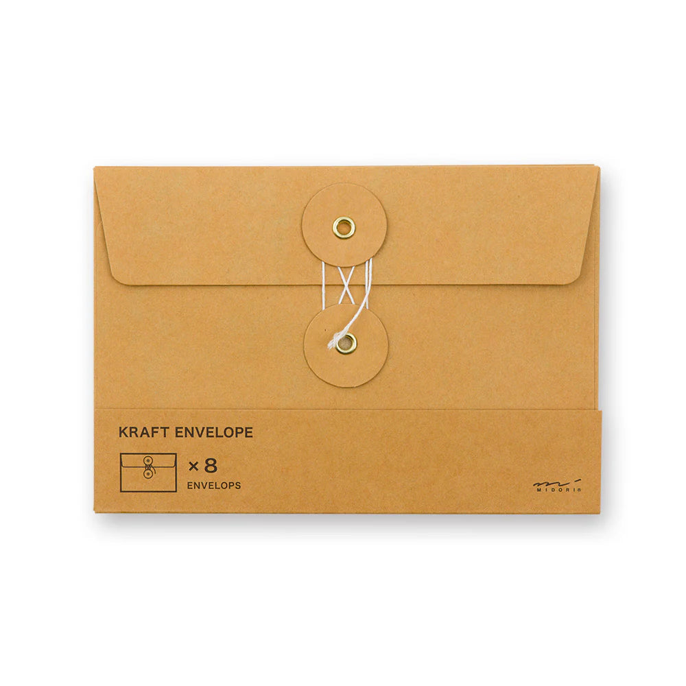 Traveler's Company Kraft Envelope (Medium) - Orange