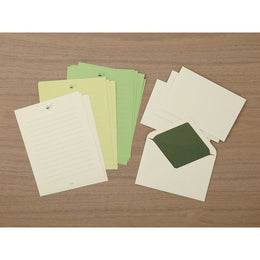 Midori Letter Set "Giving A Color" Green