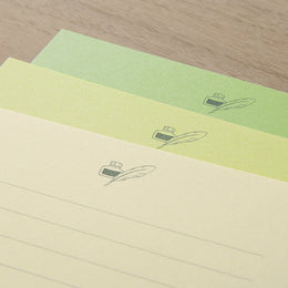Midori Letter Set "Giving A Color" Green