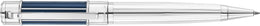 Waldmann Commander 23 Ballpoint - Sterling Silver with Blue Lacquer