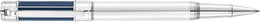 Waldmann Commander 23 Rollerball - Sterling Silver with Blue Lacquer Cap