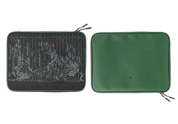 Plotter A4 Mesh Zipper Case - Green