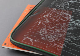 Plotter A4 Mesh Zipper Case - Green