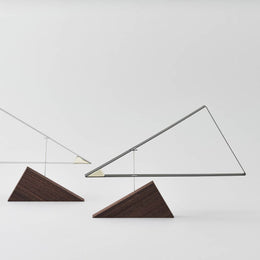 Handmade Kinetic Art Decor | Sail Away: Gray