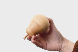 Senser Woodcraft Pear Toothpick Holder - Natural