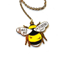 Bumble Bee Enamel Pin Bookmark