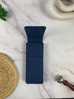 Girologio 3 Pen Magnetic Leather Case - Royal Cobalt
