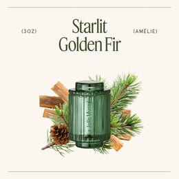 La Jolie Muse - Amelie - Starlit Golden Fir 3oz Candle
