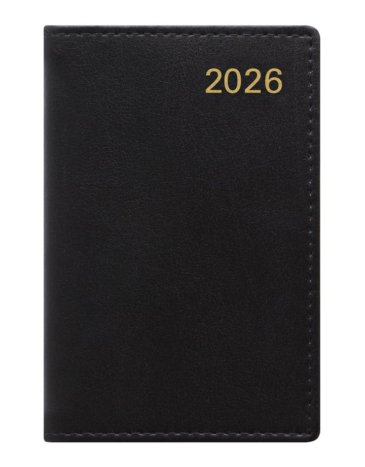 LETTS 2026 Belgravia Mini Weekly3x4 Black