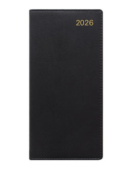 LETTS 2026 Belgravia Weekly 3x6 Black