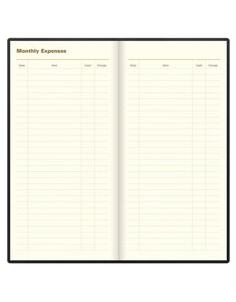 LETTS 2026 Belgravia Weekly 3x6 Black