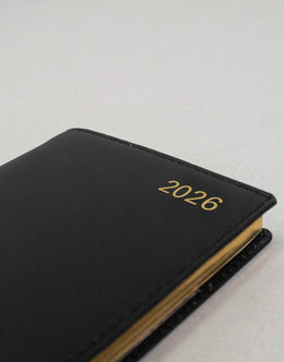 LETTS 2026 Belgravia Weekly 3x6 Black