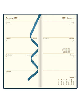Letts 2026 Signature Weekly/Monthly 3x6 - Blue