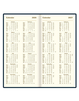 Letts 2026 Signature Weekly/Monthly 3x6 - Blue