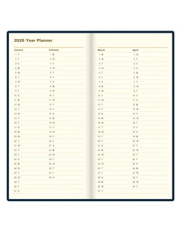 Letts 2026 Signature Weekly/Monthly 3x6 - Blue
