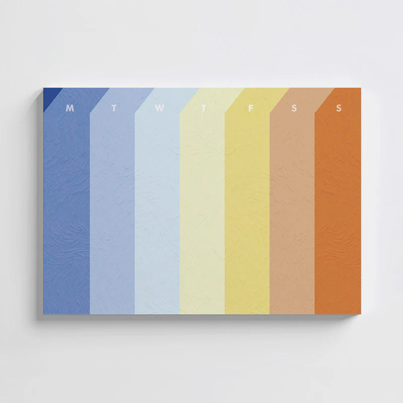Paperways - Palette Weekly Deskpad - Chambre Arles (Gogh)