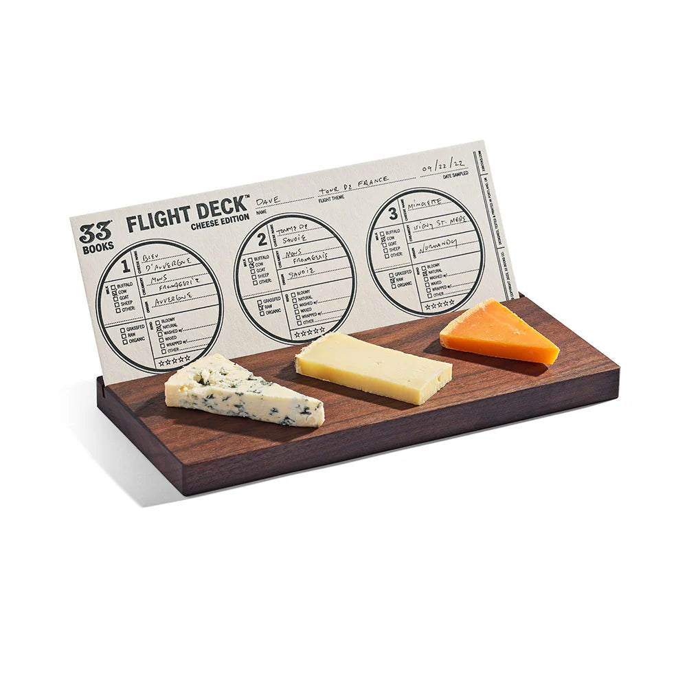 33Books Flight Deck for Cheese Tasting
