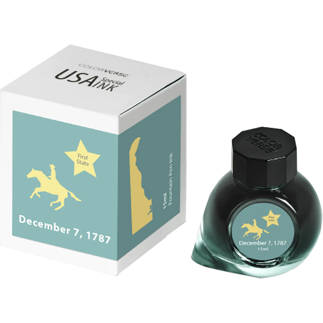 Colorverse USA 15ml Bottled Ink - December 7, 1787 (Delaware)