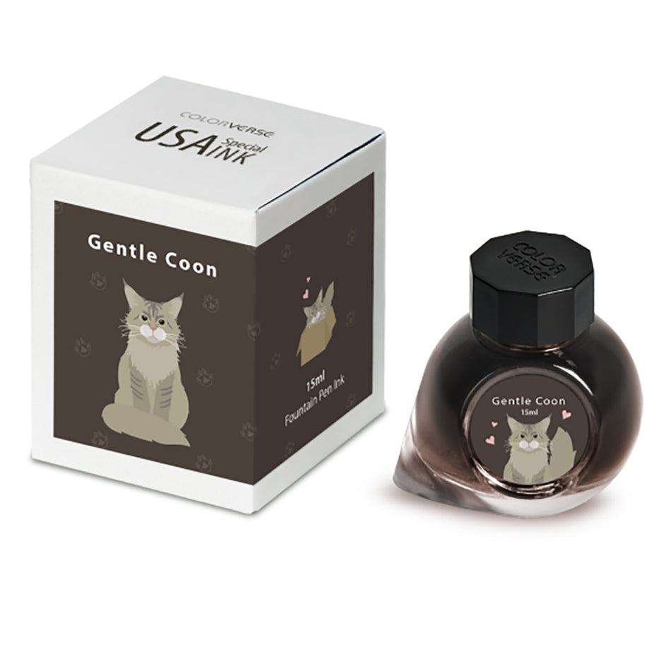 Colorverse USA 15ml Bottled Ink - Gentle Coon (Maine)