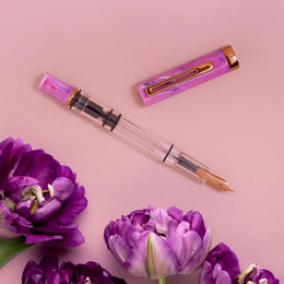 Twsbi ECO Fountain Pen - Fluorite Purple w/Bronze